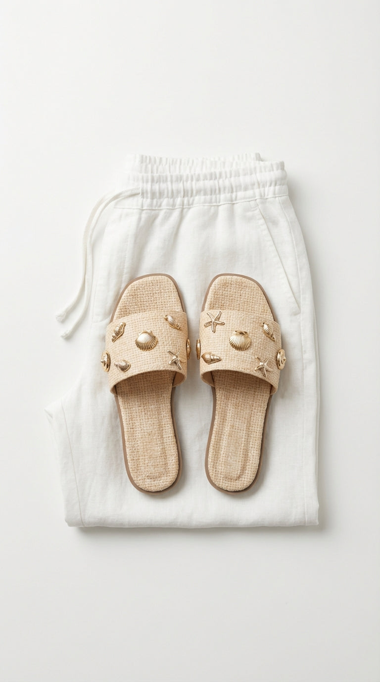 SANDALIA PLANA PARA DAMA MOD 11-80