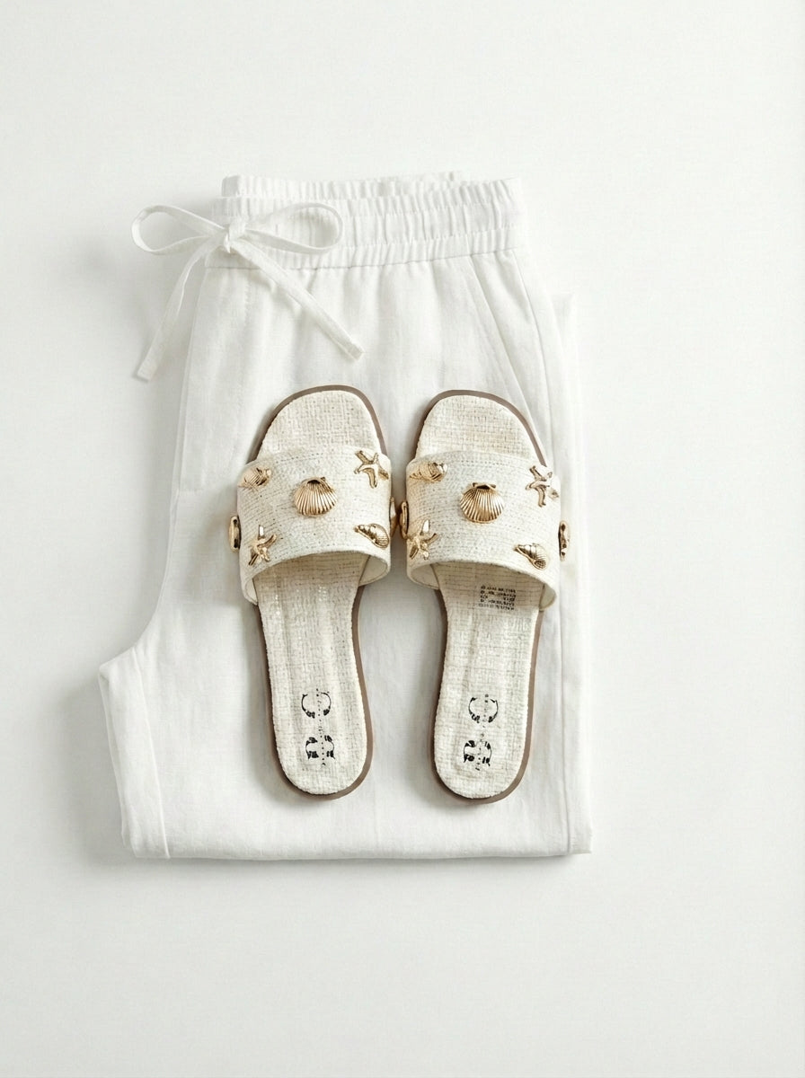 SANDALIA PLANA PARA DAMA MOD 11-80