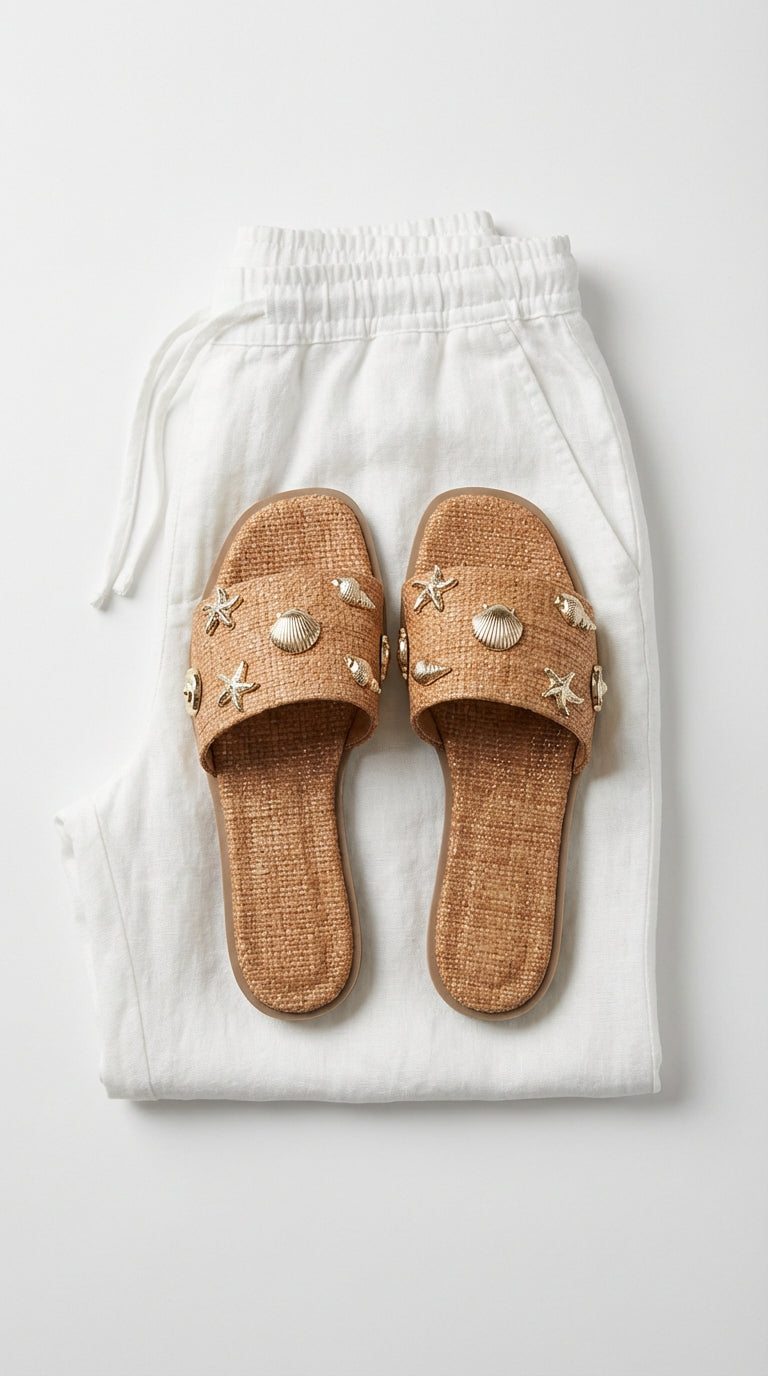 SANDALIA PLANA PARA DAMA MOD 11-80