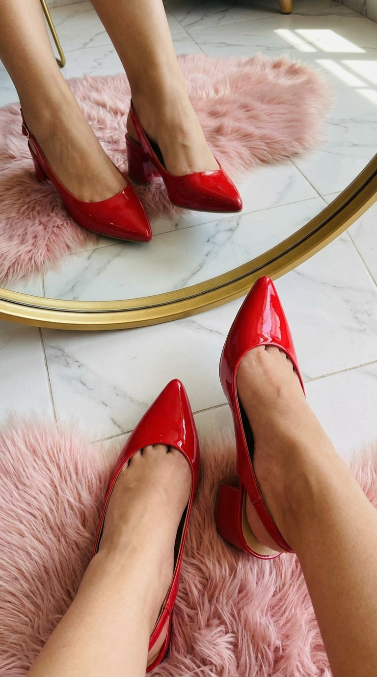 TACON BAJITO PARA DAMA DE CHAROL MOD ADRI