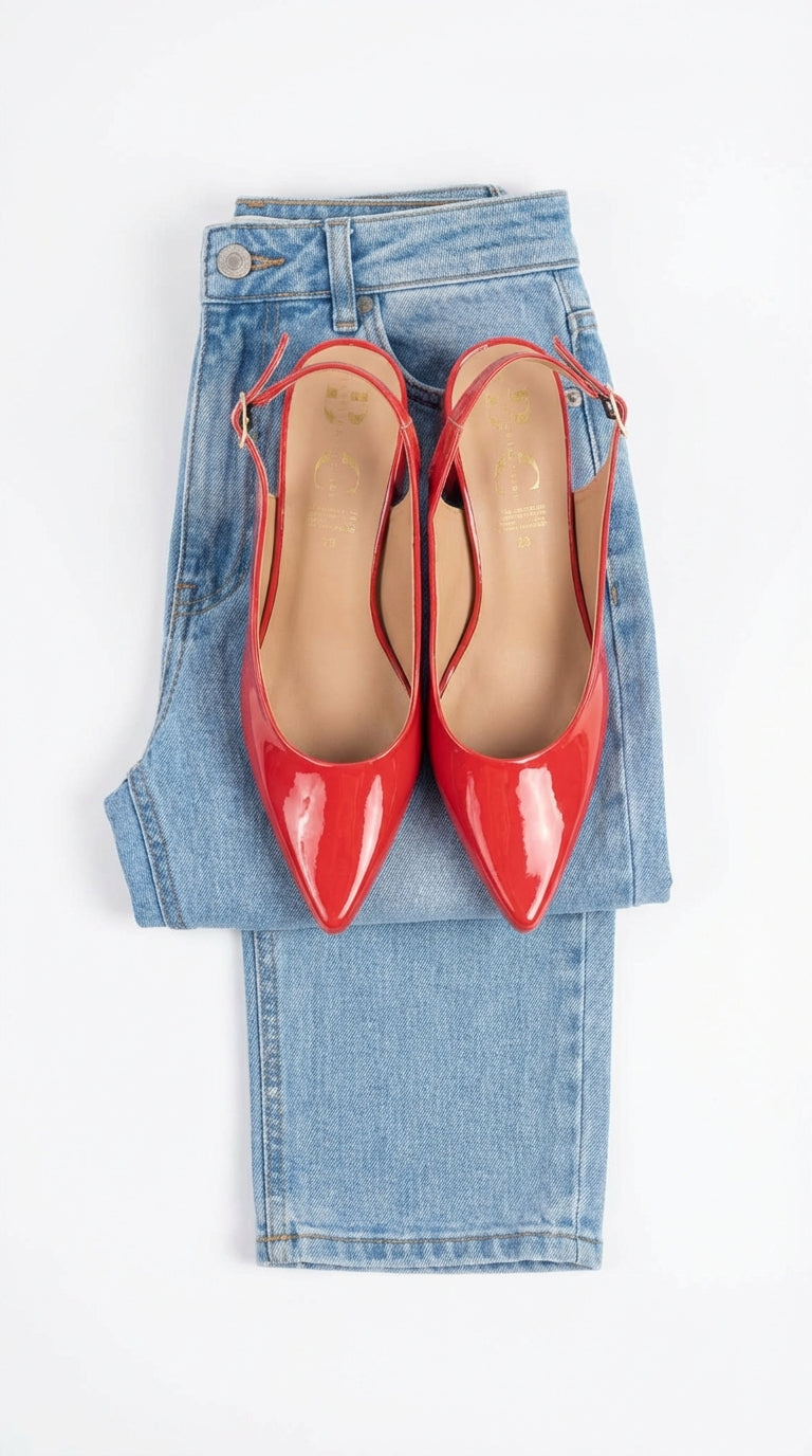 TACON BAJITO PARA DAMA DE CHAROL MOD ADRI